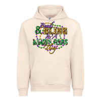 Sandshell Beads and bling it's' a Mardi Gras thing Urban Hoodie - FaDigitalArtStudio
