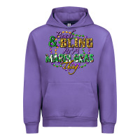 Tulip Beads and bling it's' a Mardi Gras thing Urban Hoodie - FaDigitalArtStudio