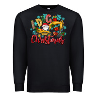 Black i dig christmas Premium Sweatshirt - texasbilliewilder