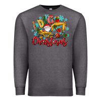 Charcoal Heather i dig christmas Premium Sweatshirt - texasbilliewilder