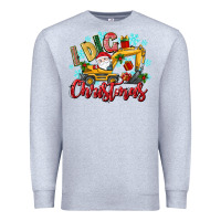 Heather Grey i dig christmas Premium Sweatshirt - texasbilliewilder