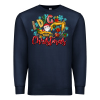 Navy i dig christmas Premium Sweatshirt - texasbilliewilder