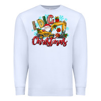 White i dig christmas Premium Sweatshirt - texasbilliewilder