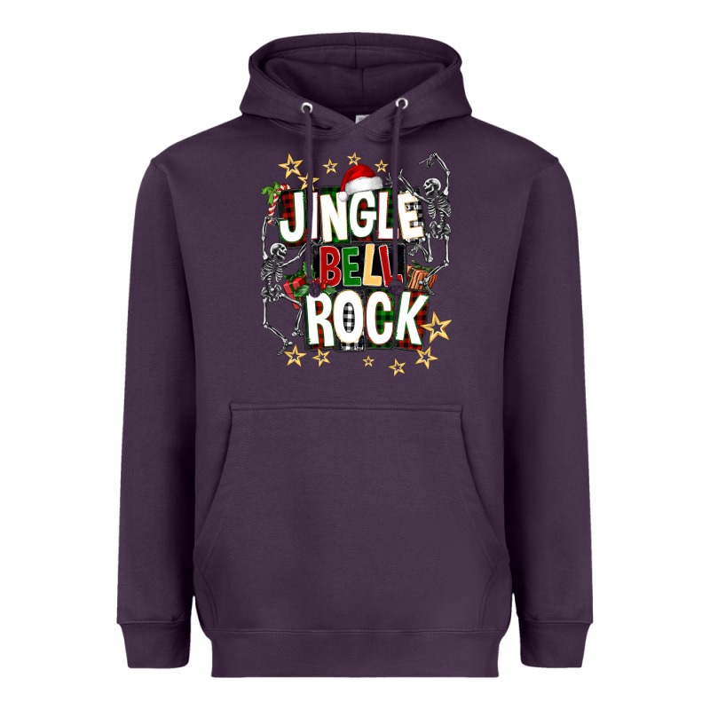 Jingle Bell Rock Heavyweight Hoodie by NancyCooperArtShop | Teevron