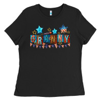 Black American Granny 4th of july Ladies Tee - CowGirlArtShop