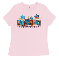 Bubblegum Pink American Granny 4th of july Ladies Tee - CowGirlArtShop