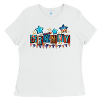 White American Granny 4th of july Ladies Tee - CowGirlArtShop