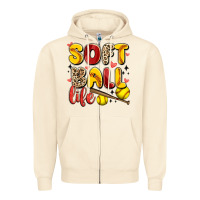 Sandshell softball life Zipper Hoodie - Artiststas