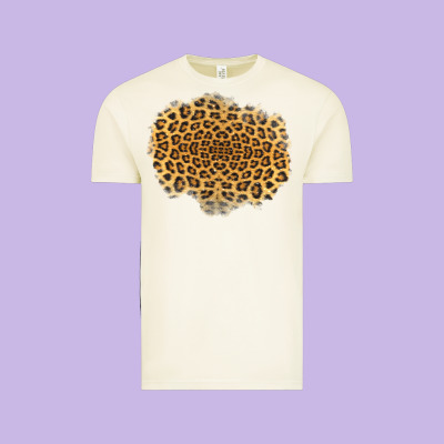 Leopard Patch Vintage Tee Designed By Jasminsmagicworld