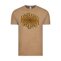 Vintage Coffee leopard patch Vintage Tee - Jasminsmagicworld
