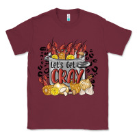 Burgundy let's get cray crawfish boil Classic Tee - MaliasSmallBusiness