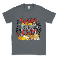 Charcoal Heather let's get cray crawfish boil Classic Tee - MaliasSmallBusiness