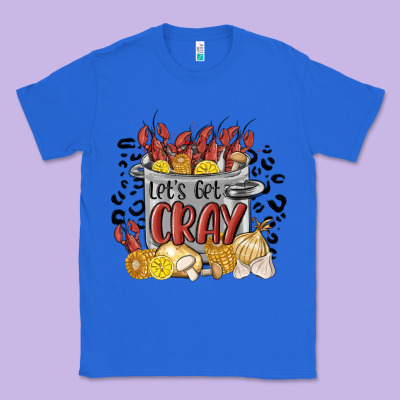 Let's Get Cray Crawfish Boil Classic Tee Designed By Maliassmallbusiness