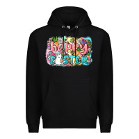 Black Happy Easter Day Premium Hoodie - HowdyJamesFarm