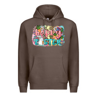Coffee Happy Easter Day Premium Hoodie - HowdyJamesFarm