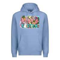 Colony Blue Happy Easter Day Premium Hoodie - HowdyJamesFarm