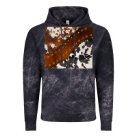 Cloud Black cowhide leather Vintage Hoodie - BarkalooDesign