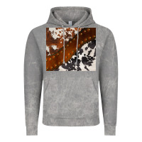 Cloud Rock cowhide leather Vintage Hoodie - BarkalooDesign