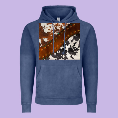 Cowhide Leather Vintage Hoodie Designed By Barkaloodesign