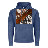 Vintage Denim cowhide leather Vintage Hoodie - BarkalooDesign