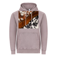 Vintage Zinc cowhide leather Vintage Hoodie - BarkalooDesign