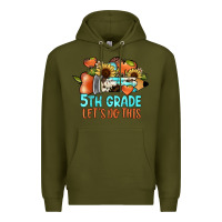 Army Green 5th grade let's do this Premium Hoodie - JahusDesignShop