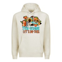 Oatmeal Heather 5th grade let's do this Premium Hoodie - JahusDesignShop