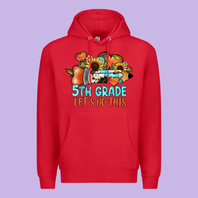 5th Grade Let's Do This Premium Hoodie Designed By Jahusdesignshop