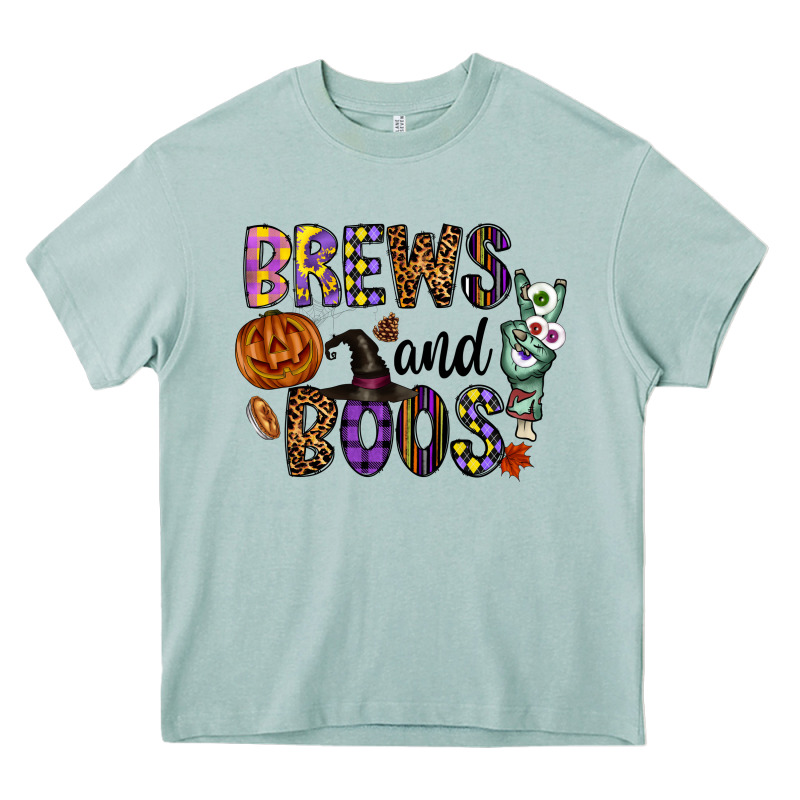 Brews And Boos Heavy Core Tee by CowhideDigitalArt | Teevron