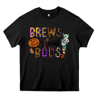 Black Brews And Boos Heavy Core Tee - CowhideDigitalArt