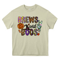 Mossy Brews And Boos Heavy Core Tee - CowhideDigitalArt