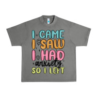 Tornado i came i saw i had anxiety so i left Urban Heavy Tee - MaliasSmallBusiness