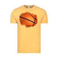 Vintage Mustard leopard basketball patch Vintage Tee - Jasminsmagicworld