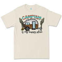 Camping Is My Happy Place Premium Tee | Teevron