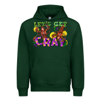 Forest Green Let's get cray Urban Hoodie - FaDigitalArtStudio