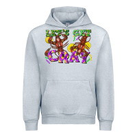 Heather Grey Let's get cray Urban Hoodie - FaDigitalArtStudio
