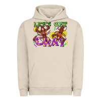Pigment French Oak Let's get cray Urban Hoodie - FaDigitalArtStudio