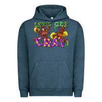 Pigment Midnight Navy Let's get cray Urban Hoodie - FaDigitalArtStudio