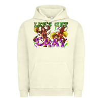 Pigment Pistachio Let's get cray Urban Hoodie - FaDigitalArtStudio