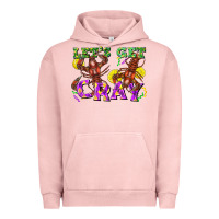 Pigment Salmon Let's get cray Urban Hoodie - FaDigitalArtStudio