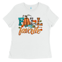 White fall is my favorite Ladies Tee - HRA Design Shop