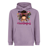 Lavender Small business messy bun Heavyweight Hoodie - texasbilliewilder
