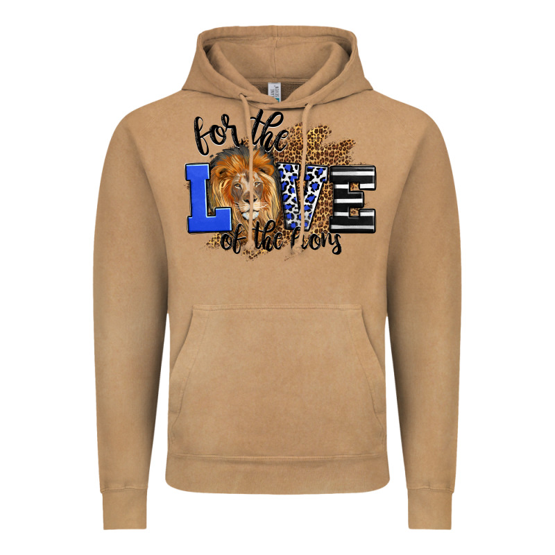 For The Love Of The Lions Vintage Hoodie by LillyAllenDesigns | Teevron