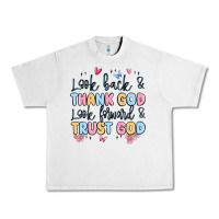 Lunar Rock look back and thank god look forward and trust god Urban Heavy Tee - MaliasSmallBusiness