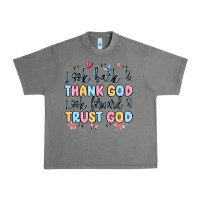 Tornado look back and thank god look forward and trust god Urban Heavy Tee - MaliasSmallBusiness