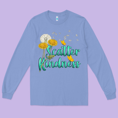 Scatter Kindness Long Sleeve Tee Designed By Nancycooperartshop