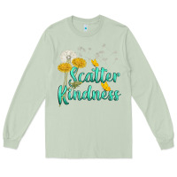 Matcha scatter kindness Long Sleeve Tee - NancyCooperArtShop