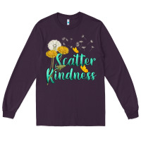 Plum scatter kindness Long Sleeve Tee - NancyCooperArtShop