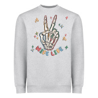 Heather Grey wife life Heavyweight Sweatshirt - MaliasSmallBusiness
