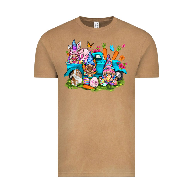 Easter Gnomies With Truck Vintage Tee by NancyCooperArtShop | Teevron